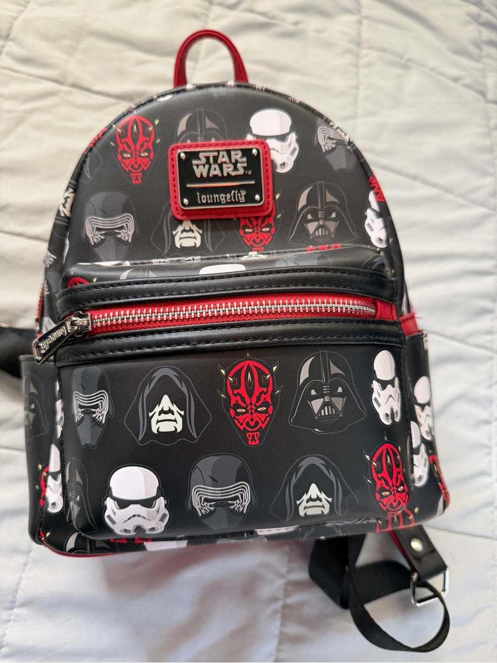 Loungefly Star Wars Black & Red Mini Backpack